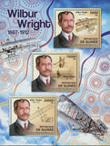Wilbur Wright Stamp First Airplane Aviation Flight S/S MNH #9216-9218