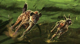 Wild Animals Stamp Hyenas Hyaenidae African Fauna S/S MNH #9188 / Bl.2077