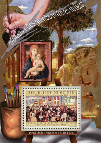 Piero Della Francesca Stamp Italian Painter S/S MNH #9662 / Bl.2188