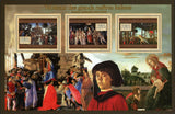 Sandro Botticelli Stamp Italian Painter Art S/S MNH #9657-9659