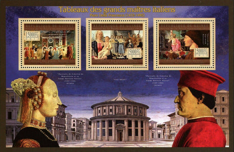 Piero Della Francesca Stamp Italian Painter Art S/S MNH #9651-9653