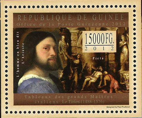 Le Titien Stamp Italian Painter Art Tiziano Vecellio Titian S/S MNH #9454-9456