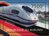 German Train Stamp ICE 3 Class 407 Transportation Locomotive S/S MNH #2458/Bl222