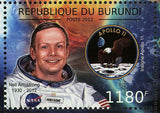 Neil Armstrong Stamp Launching Apollo 11 Space NASA USA S/S MNH #2680-2683