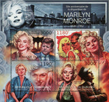 Marilyn Monroe Stamp Brooklyn Bridge Arthur Miller Frank Sinatra S/S MNH #2660