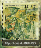 Paintings of Paul Cezanne Stamp Art Impressionism Veu de Gardanne S/S MNH #2351