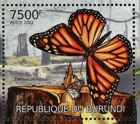 Deforestation Stamp Danaus Plexippus Strix Occidentalis S/S MNH #2584 / Bl.240