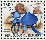 Mushrooms & Acid Rain Stamp Entoloma Hochstetteri S/S MNH #2534 / Bl.230
