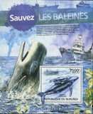 Save the Whales Megaptera Novaeangliae Physeter Macrocephalus S/S MNH #2609