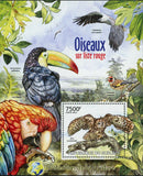 Birds Stamp Strix Occidentalis Haliaeetus Leucogaster Carduelis S/S MNH #2579