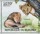 Mammals Stamp Panthera Tigris Panthera Leo Equus Quagga Ceratotherium Simum S/S