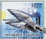 Global Warming Stamp Bubo Scandiacus Sterna Paradisaea Pygoscelis Adeliae S/S