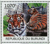 Wildlife Stamp Panthera Tigris Gavialis Gangeticus Nycticebus Spp. S/S MNH #2620