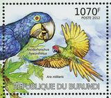 Birds Stamp Ara Militaris Anodorhynchus Hyacinthinus S/S MNH #2575-2578