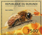 Bees Stamp Apis Mellifera Stamp Honey Insect S/S MNH #2772 / Bl.278