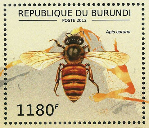 Bees Stamp Apis Cerana Vespa Orientalis Apis Mellifera Insect S/S MNH #2768-2771