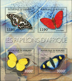 Butterflies of Africa Papilio Demodocus Euphaedra Janetta Cymothoe S/S #2762-276