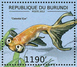 Goldfish Stamp Panda Moor Black Moor Celestial Eye Fish S/S MNH #2783-2786