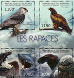 Bird of Prey Stamp Elanus Caeruleus Milvus Haliaeetus Vocifer S/S MNH #2803-2806