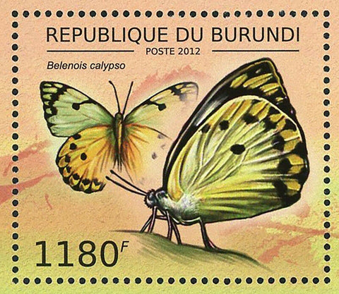 Butterflies Stamp Belenois Calypso Papilio Dardanus Antinorii S/S MNH #2758-2761