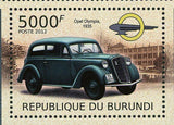 Opel Cars & Adam Opel Stamp First Opel Olympia Transportation S/S MNH #2411-2414