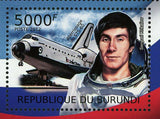 Space Station MIR Stamp Russia Sergey Krikalev Astronaut S/S MNH #2431-2434