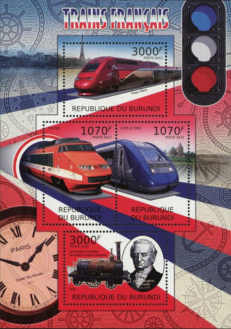 French Trains Thalys Pbka La Gironde Transportation Tgv-Pse S/S MNH #2441-2444