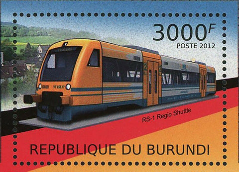 German Trains RS-1 Saxonia ICE TD DB Class 614 Transportation S/S MNH #2445-2448