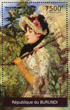 Paintings of Edouard Manet Stamp Art Spring S/S MNH #2375 / Bl.196