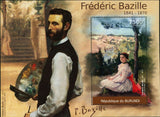 Paintings of Frederic Bazille Stamp Art Vue du Village S/S MNH #2386 / Bl.207