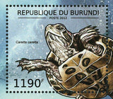 Turtles Stamp Caretta Caretta Chelonia Mydas S/S MNH #2792 / Bl.282