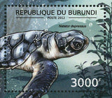 Turtles Stamp Caretta Caretta Chelonia Mydas S/S MNH #2792 / Bl.282