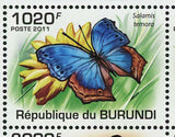 Butterflies Stamp Salamis Temora Papilio Demodocus S/S MNH #2122-2125 / Bl.169