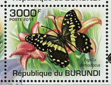 Butterflies Stamp Salamis Temora Papilio Demodocus S/S MNH #2122-2125 / Bl.169