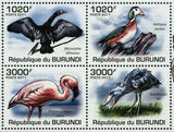 Birds Stamp Microcarbo Africanus Balaeniceps Rex S/S MNH #2010-2013 / Bl.155
