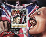 Freddie Mercury Stamp Bohemian Rhapsody Music S/S MNH #5522 / Bl.954