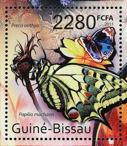 Butterflies Stamp Nymphalis Antiopa Precis Orithya S/S MNH #5428 / Bl.932