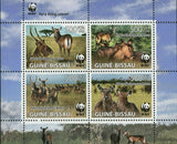 WWF Stamp Kobus Ellipsiprymnus Defassa Waterbuck S/S MNH #3919-3922