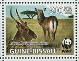 WWF Stamp Kobus Ellipsiprymnus Defassa Waterbuck S/S MNH #3919-3922