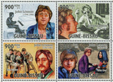 John Lennon Stamp The Beatles Yoko Ono Music S/S MNH #4925-4928