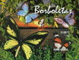 Butterflies Stamp Alcides Aurora Parnassius Autocrator S/S MNH #5342 / Bl.916