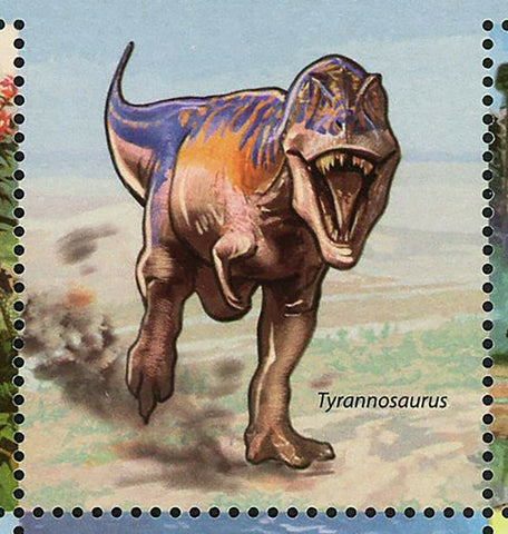 Dinosaurs Stamp Iguanodon Triceratops Prorsus Stegosaurus S/S MNH #4593-4597