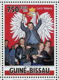 Polish Solidarity Movement Stamp Pope John Paul II Lech Walesa S/S MNH #4875-487