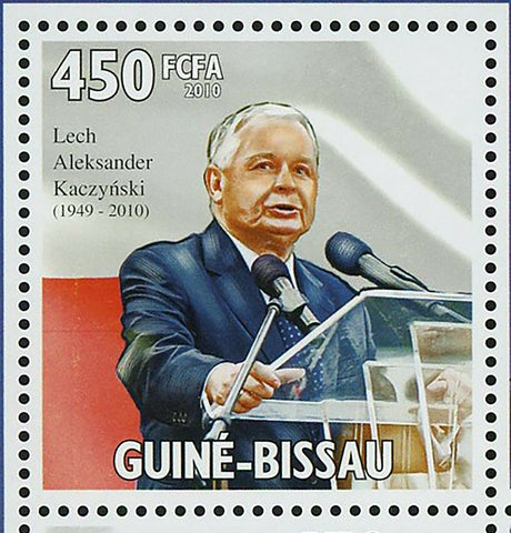 Lech Aleksander Kaczynski Stamp Tribute Pope John Paul II S/S MNH #4708-4712