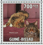 Cats Stamp Bobtail Japanese Maine Coon Cornish Rex S/S MNH #4773-4777