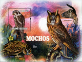 Owls Stamp Surnia Ulula Asio Flammeus Asio Otus S/S MNH #5297 / Bl.907