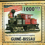 Steam Locomotives of America Stamp Dutchess Big John Princess Laporte S/S MNH