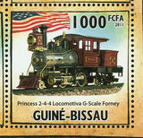 Steam Locomotives of America Stamp Dutchess Big John Princess Laporte S/S MNH