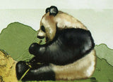 Giant Panda Stamp Ailuropoda Melanoleuca Xangai Zoo S/S MNH #5258 / Bl.900