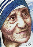 Mother Teresa & Pope Stamp John Paul II Catholic Church S/S MNH #4960 / Bl.858